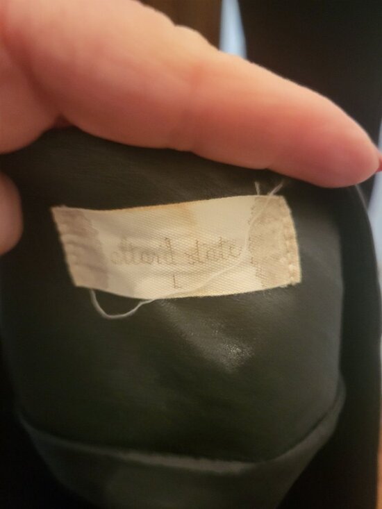 Altar'd State Black Faux Leather Mini Skirt L Festival Biker Punk Minimalist - Picture 7 of 7